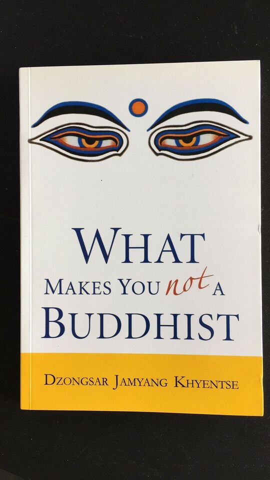 What makes you not a Buddhist - Dzongsar Jamyang Kyyentse